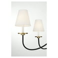 thumbnail image 6 of Trade Winds Ascend 6-Light Chandelier in Black with Natural Brass Accents, 6 of 6