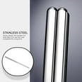 thumbnail image 4 of 2 Pairs Stainless Steel Chopsticks Cooking Noodle Chopsticks Deep Fry Chopsticks, 4 of 8