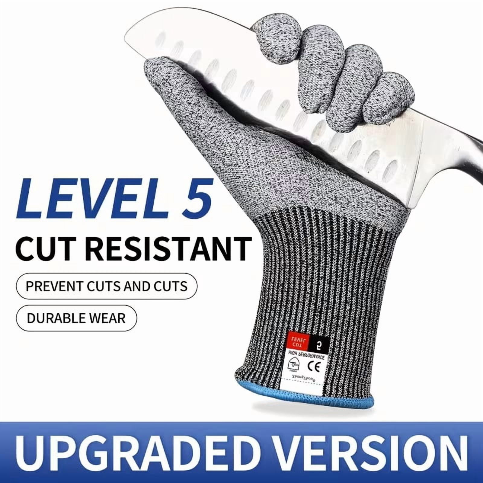 6-Pack Heavy Duty Cut-Resistant Work Gloves - Ideal for Gardening, Construction, Automotive, and Warehouse Use - Soft, Durable, Ambidextrous Design