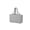 Gray, variant on Foldable Hanging Makeup Bag with Hook, Solid Color Cosmetic Organizer Case for Travel, Dorm Room and Daily Storage