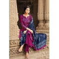 thumbnail image 3 of Pakistani Indian Designer Ready to Wear Cotton Straight Salwar Kameez Plazzo Dress ( Pink, XS - 36 ), 3 of 5