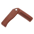 thumbnail image 4 of Peine para barba de madera plegable ANGGREK Natural 10.5 x 3.2 x 1.4 cm, 4 of 8