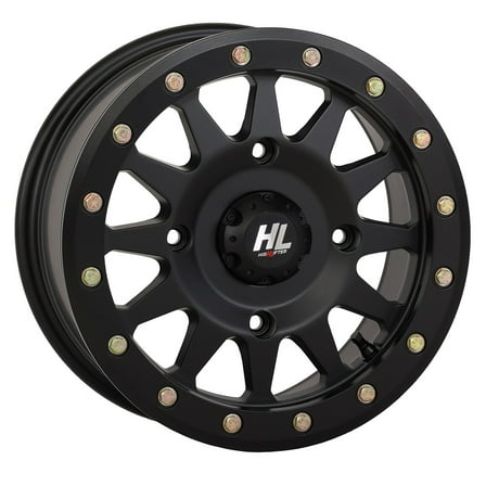 High Lifter by STI HLA1 Beadlock 14x7 ATV/UTV Wheel - Matte Black (4/137) 5 2