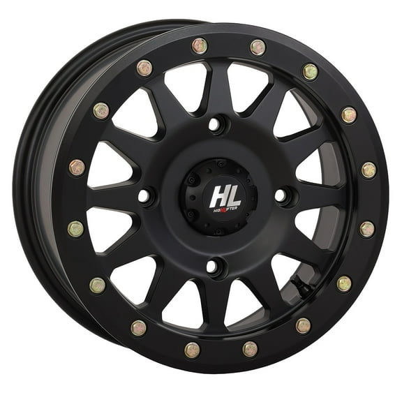 High Lifter by STI HLA1 Beadlock 14x7 ATV/UTV Wheel - Matte Black (4/156) 5 2