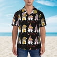 thumbnail image 4 of Lsque Have a Nice Day pattern Hawaiian Shirt for Men, Unisex Summer Beach Casual Short Sleeve Button Down Shirts-Medium, 4 of 9