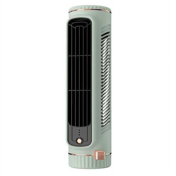 Portable Automatic Remote Air Conditioner, USB Personal Conditioner Mini with 3-Speed Electric Fan Green