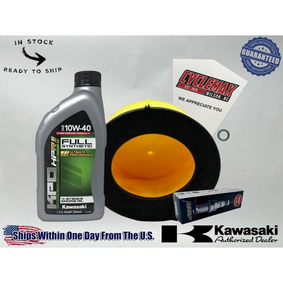 Cyclemax FS 10W-40 Transmission Oil & Tune-Up Kit fits 2014-2025 Kawasaki KX85