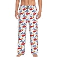 thumbnail image 2 of Goofa Cartoon Helicopter Printed Soft Pajama Pants for Men, Wide Leg Comfy Casual Lounge Yoga Pants-, 2 of 9