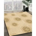 thumbnail image 2 of Ahgly Company Indoor Square Patterned Golden Blonde Gold Area Rugs, 5' Square, 2 of 6
