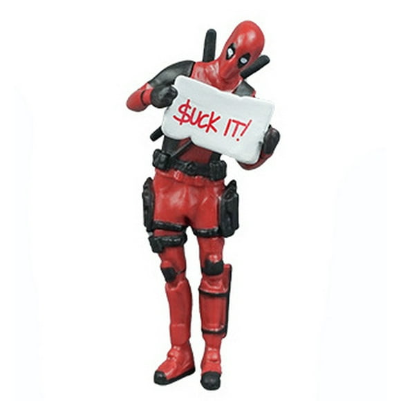 Muñeca Action Minifigures Deadpool de PVC, de 6 a 9 cm, para escritorio/hogar/coche