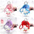 thumbnail image 2 of LLavero de juguetes de peluche Kawaii Sanrio Hello Kitty, llaveros de dibujos animados para niñas lindas, llaveros de felpa, bolsos, adornos colgantes, regalos de Festival de joyería, 2 of 5