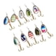 thumbnail image 4 of Señales de Pesca, Señuelos de Lubina de Mano de Obra, Cuchillas Brillantes Excelentes Ríos de Acción Giratoria para Lagos Pesca en la Pesca en la Playa del Océano., 4 of 7