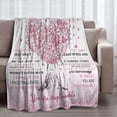 thumbnail image 5 of Christian Gifts Blanket of Women Men, Bible Gifts Blanket, Inspirational Religious Birthday Gifts Blanket, Baptism Confirmation Gifts Blanket, Catholic Spiritual Gifts Blanket, 50"x60", 5 of 5