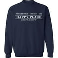 thumbnail image 1 of Wrigley Field Happy Place Crewneck Sweatshirt, 1 of 3