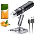 thumbnail image 1 of Wireless Digital Microscope, Skybasic 50X-1000X Magnification WiFi Portable Handheld Microscopes with Adjustable Stand HD USB Microscope Camera Compatible with iPhone Android iPad Windows Mac Computer, 1 of 5