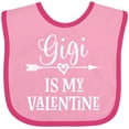 thumbnail image 3 of Inktastic Gigi is My Valentine Boys or Girls Baby Bib, 3 of 4