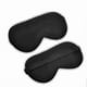 thumbnail image 2 of Silk Sleeping Mask, Black, Luxury Sleep Aid For Restful Nights, 2 of 5