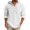 White, variant on Hoodie Shirts for Men Lightweight Button 3/4 Sleeve Hooded Shirts Loose Fit Boho Linen Beach Shirt Summer Tops