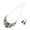 Gray, variant on Women Plastic Bead Metal Beach Style Drop Neck Decor Necklace Earring Set Coral