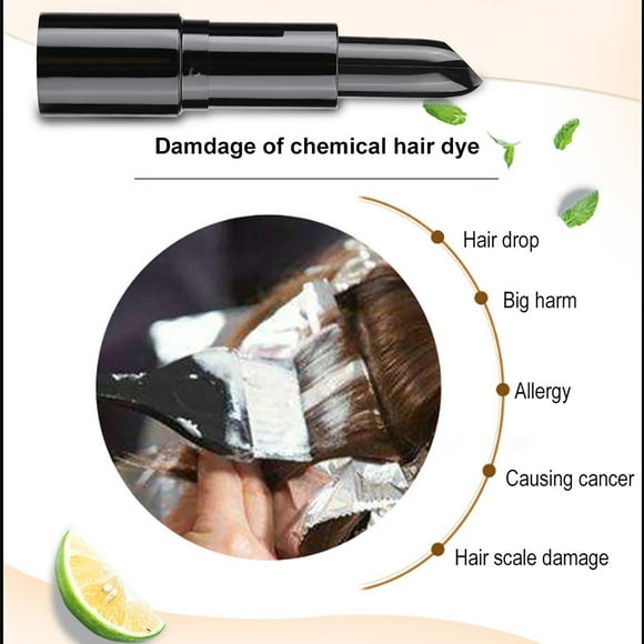 Temporary Hair Dye Pen, Hair Dye Coloring White Hair Cover DIY Makeup Stick