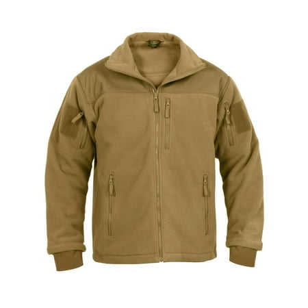 Special Ops Tactical Fleece Jacket, Coyote Brown, Large