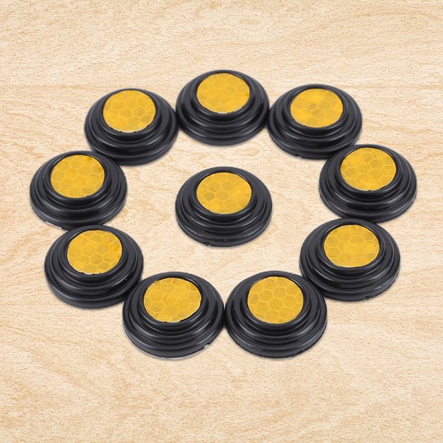Almohadilla Antichoque Para Puerta De Coche 10 Uds. Almohadilla de choque insonorizada, almohadilla de parachoques de goma, piezas exteriores de automóvil (amarillo) Sywqhk Accesorios para autos y motos