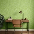 thumbnail image 3 of S4Sassy Peel & Stick Vinyl Wallpaper, Chic Willow Leaf Wallpaper Contact Paper Waterproof- Green, 25"x120", Textured Finish, Removable Wall Covering for Home Decor in Bedrooms, Renter Spaces, 3 of 9