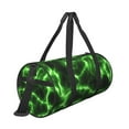 thumbnail image 4 of Sigee Green Lightning Printed Multi-compartment Sports Gym Bag for Men and Women Large Capacity Travel Bag, Overnight Bag, 4 of 8
