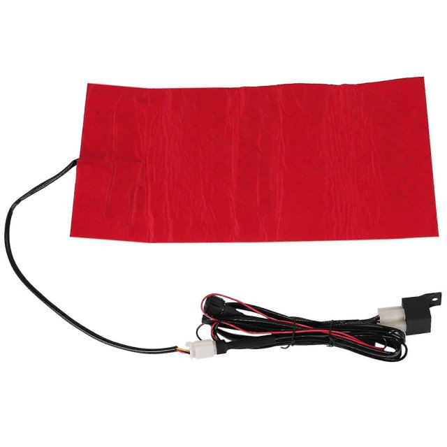 25w 12v Universal Motorcycle Atv Heated Cushion Waterproof Pad Heating Pad Mat Winter