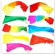 thumbnail image 1 of Abanico de baile Abanico de baile Abanico de llama con degradado de tres colores Abanico de baile cuadrado largo de seda para niños, 1 of 1