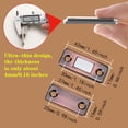 thumbnail image 2 of Cabinet Magnetic Door Catch Ultra-Thin Magnetic Catch Closer Cabinet Door Lock Strong Cabinet Magnetic Lock for Kitchen Cabinet Wardrobe Closet Lock Drawer Lock (Vintage Red 8 Pack), 2 of 5