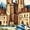 A-Beige587, variant on Bibifish Mens German Oktoberfest T Shirts Short Sleeve Crew Neck Bavaria Castle Print Tees Heritage Fest Holiday Wear Tops