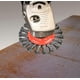 thumbnail image 4 of 10 Piece 4 Inch Twist Knotted Wire Wheel Wheel Brush,Wire for Grinders, 5/8'-11 UNC,Max RPM 12,500, 4 of 5