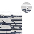 thumbnail image 5 of Yayeee Shower Curtain with Hooks 72"x72" Waterproof Fabric Bathroom Hanging Decor, Light Sharks, 5 of 5