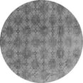 thumbnail image 1 of Ahgly Company Indoor Round Oriental Gray Industrial Area Rugs, 4' Round, 1 of 4