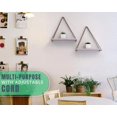 thumbnail image 5 of Comfify Paulownia Wood Wall Shelves with Jute Rope, Set of 2, 17 x 5.2 in, Rustic White, 5 of 7