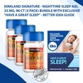 thumbnail image 2 of Sleep Aid Tablets KS Nighttime Sleep Aid 25 mg 96 comprimidos, 2 of 9