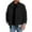 Black Sweatshirt fot Men, variant on safuny Men's Jacket Lapel Button Down Jack Solid Corduroy Casual Jacket Long Sleeve Outwear Black L