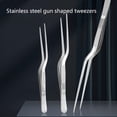 thumbnail image 3 of EXLEAF Sturdy Stainless Steel Tweezers Ear-Pick Tool Flexible and Easy Use Tweezers, 3 of 7