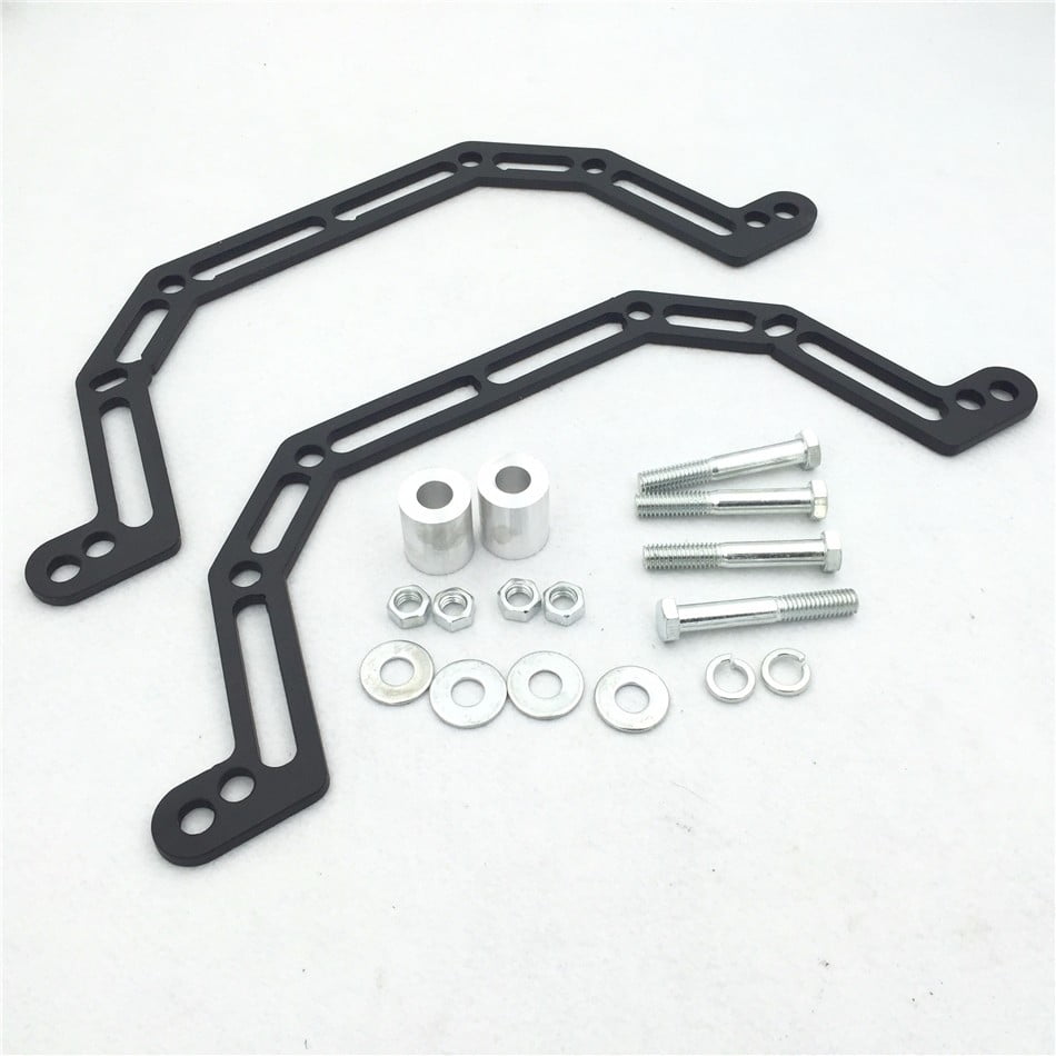 HTT Motorcycle Black 2003 2004 2005 2006 2007 Lowering Kit Lowers Front Suspension 4 and Widens by 2 Fit For Polaris Predator 500 