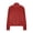 Red, variant on Women's Faux Suede Button Down Cropped Jacket Fall Lapel Collar Long Sleeve Fashion Casual Coats, Size S-XXL
