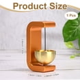 thumbnail image 3 of Uxcell Campana Magnética para Tiendas, 1.5in/3.8cm, Campana de Viento de Metal para Porche/Jardín [Naranja, Forma de C], 3 of 6