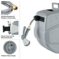 thumbnail image 4 of Pure Garden 100 FT Retractable Hose with Wall Reel and 9 Nozzle Patterns, 4 of 8