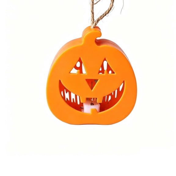 Halloween Hanging Lamp, Lighted Hangings Decorations for Home, Lamps Ornament for Halloween Decor Indoor & Outdoor, Orange