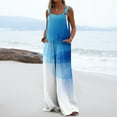 thumbnail image 2 of Dyegold Jumpsuits for Women Casual, Casual Jumpsuits for Women Summer Fashion Comfy Summer Bib Tie Dye Wide Leg Square Neck Sleeveless Rompers Overalls, 2 of 6