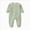 Green, variant on 0-3 Months Newborn BabySleep Play Footed Sleeper Long Sleeve Pyjamas Baby Up Sleepsuit Baby Footed Pajam One-Piece Romper Newborn Pajamas