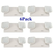6 Pack LED Emergency Exit Light Adjustable 2 Head with Battery Back-up  924