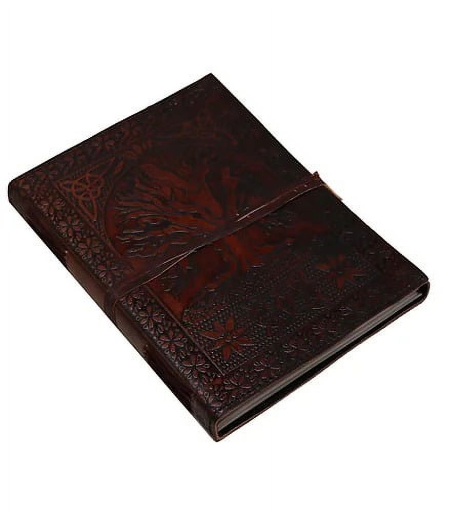Jaald Leather Journal Tree of Life Blank Notebook Travel Diary Sketchbook Christmas Gifts for Artists Handmade Writing Pad Book of Shadows