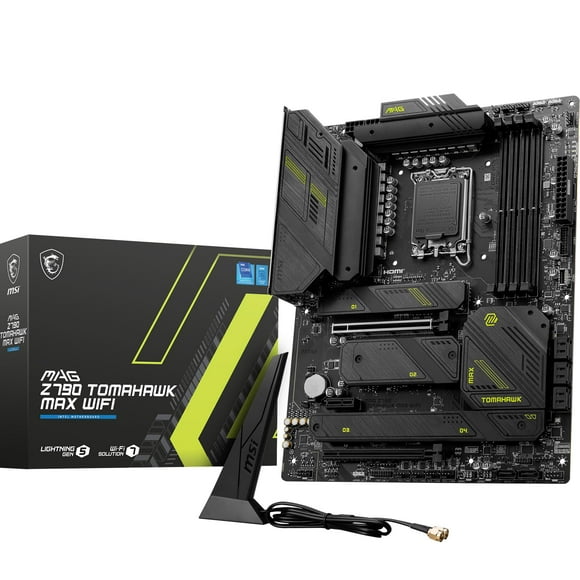 MSI MAG Z790 Tomahawk MAX WiFi Gaming Motherboard (Supports 12th/13th/14th Gen Intel Processors, LGA 1700, DDR5, PCIe 5.0, M.2, 2.5Gbps LAN, USB 3.2 Gen2, Wi-Fi 7, ATX) (Renewed)