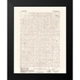 thumbnail image 2 of USGS 12x14 Black Modern Framed Museum Art Print Titled - Rocky Butte Gulch Wyoming Quad - USGS 1984, 2 of 5